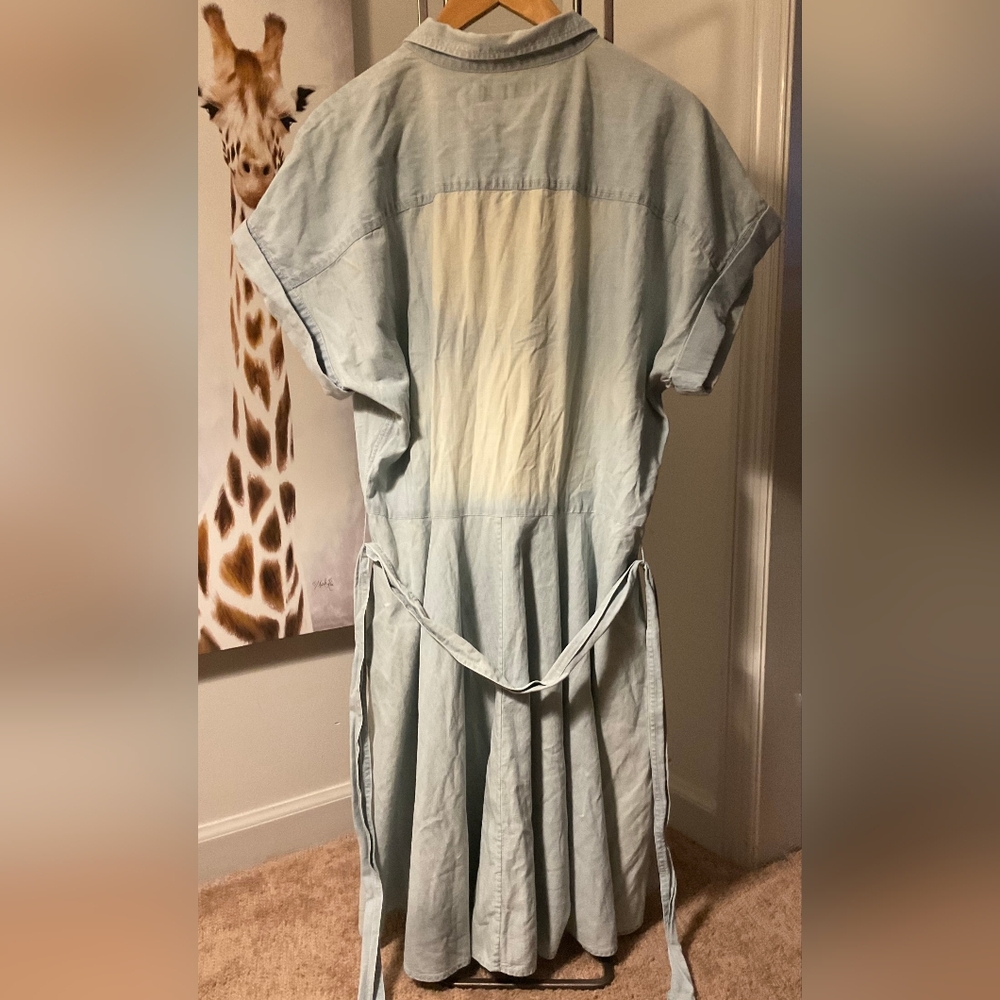 Lauren Ralph Lauren The Fit & Flare Shirt Dress Like New - Picture 6 of 8
